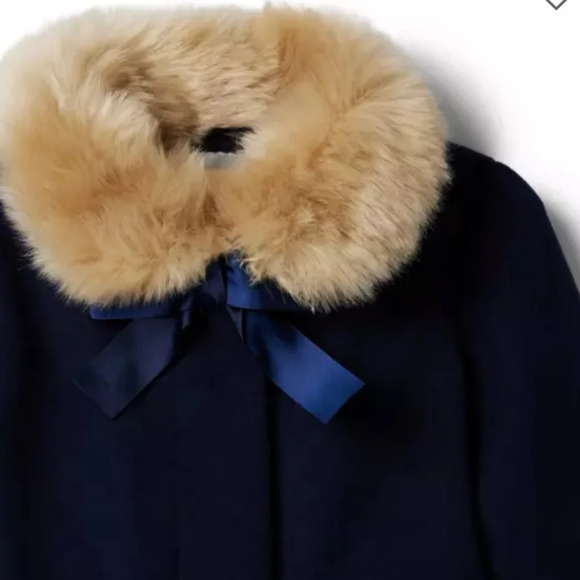 Janie And Jack - Faux Fur Collar Coat - Picture 5 of 5
